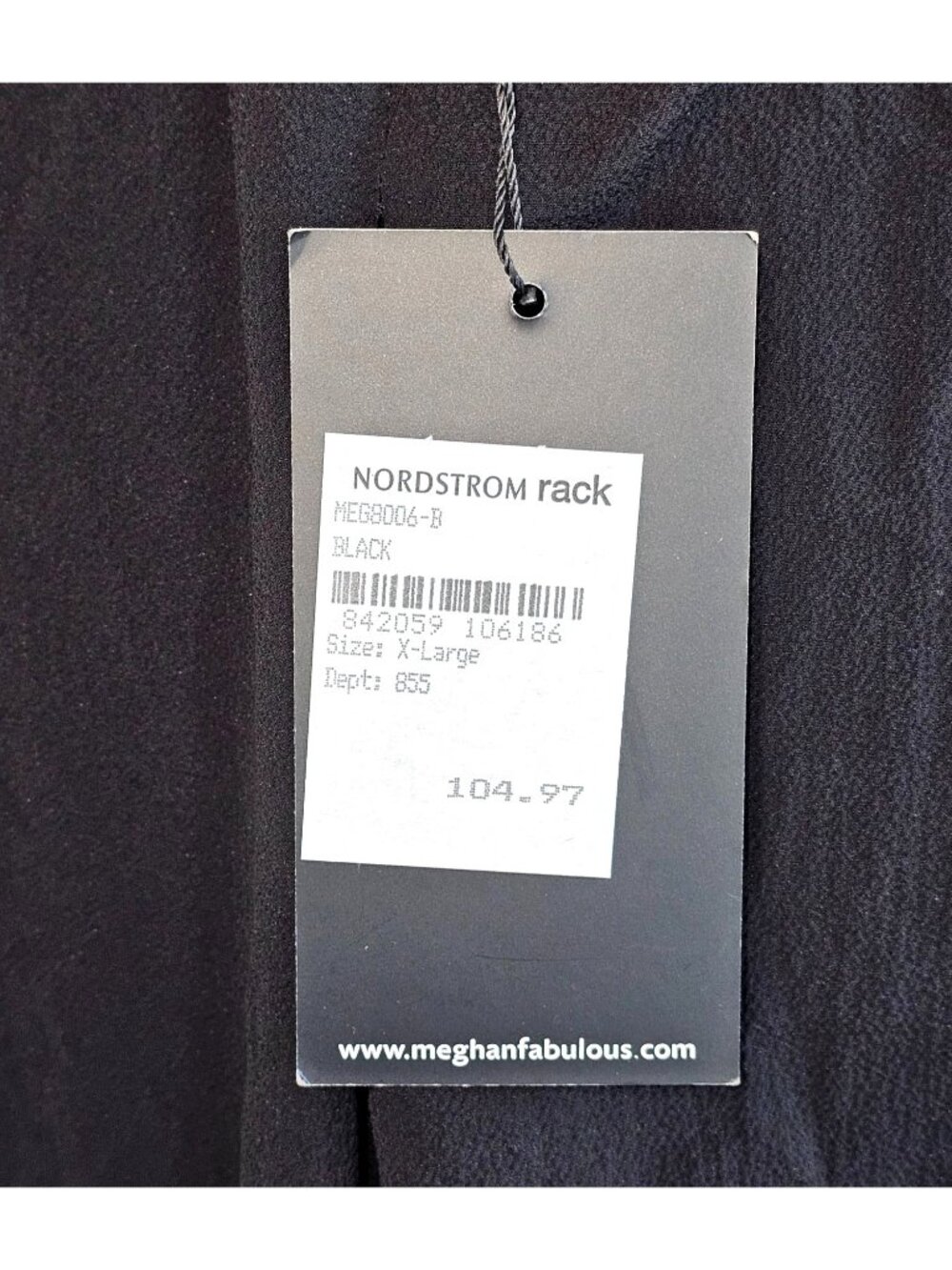 NWT Meghan Women's Black Jazmin Wrap Cap Sleeves Maxi Dress Sz XL 2335 - Picture 14 of 16